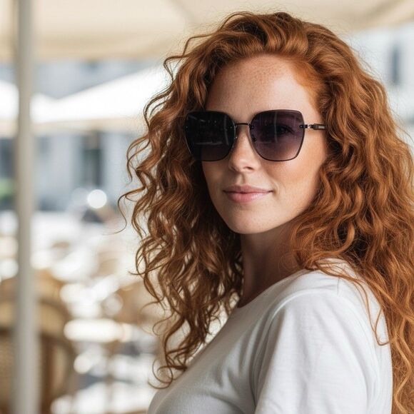 Chanel Women’s Gradient Sunglasses | Black/Brown | 58-18-140 | Italy | New main image 9